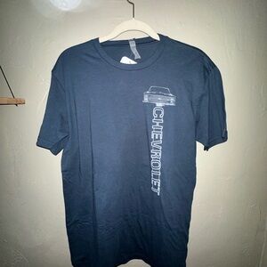 Navy Blue Short Sleeve Tee for Men